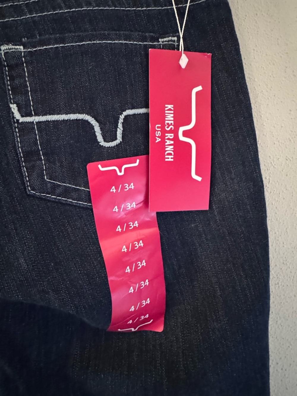 NWT Kimes Ranch Women's Size 4/34 Jolene Low Rise Jean - Picture 7 of 13